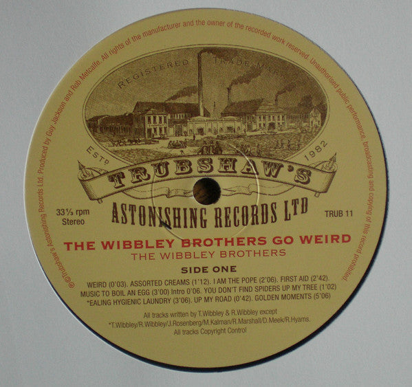 The Wibbley Brothers : Go Weird (LP, Album, Ltd, RE, RM)