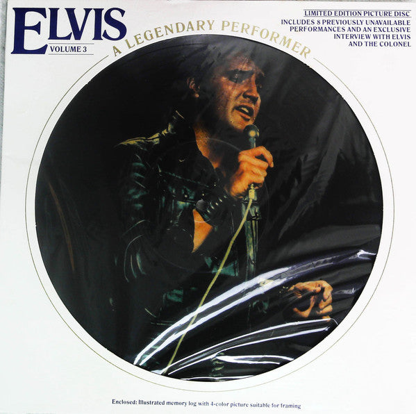 Elvis Presley : A Legendary Performer - Volume 3 (LP, Comp, Ltd, Pic, Cap)