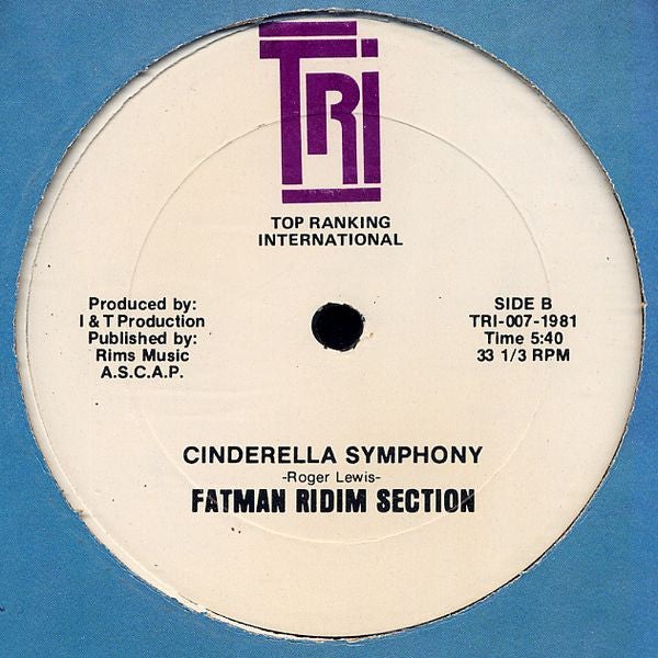 Joe Tex / Fatman Riddim Section : I Found A Girl / Cinderella Symphony (12")