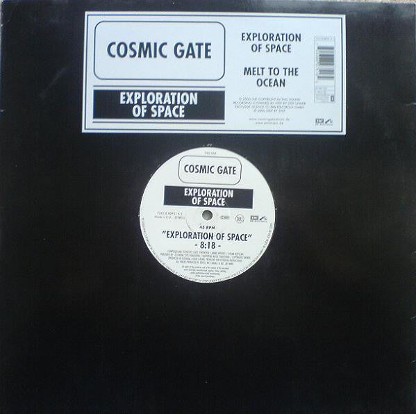 Cosmic Gate : Exploration Of Space / Melt To The Ocean (12")
