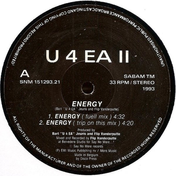 U 4 EA* : II (12")