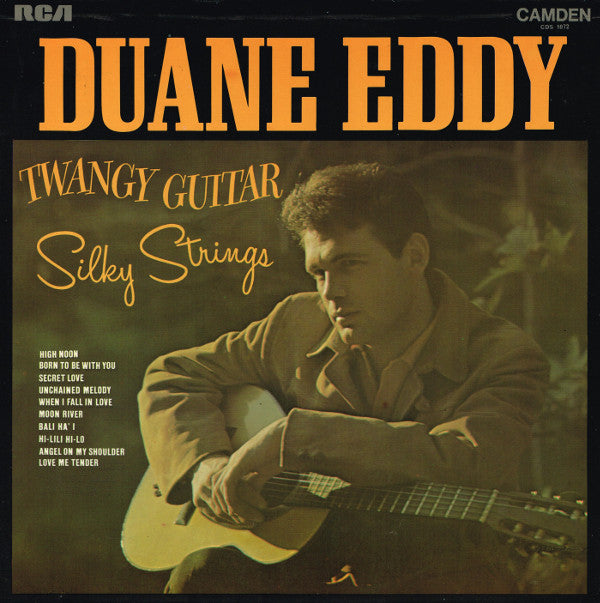 Duane Eddy : Twangy Guitar Silky Strings (LP, Album, RE)