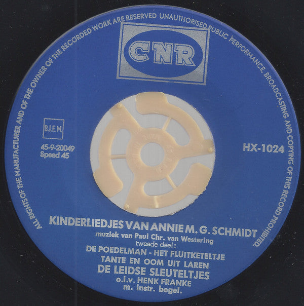 De Leidse Sleuteltjes, Henk Franke : Dikkertje Dap (7", EP)