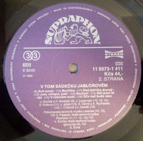 Various : V Tom Sádečku Jabloňovém (LP, Comp)
