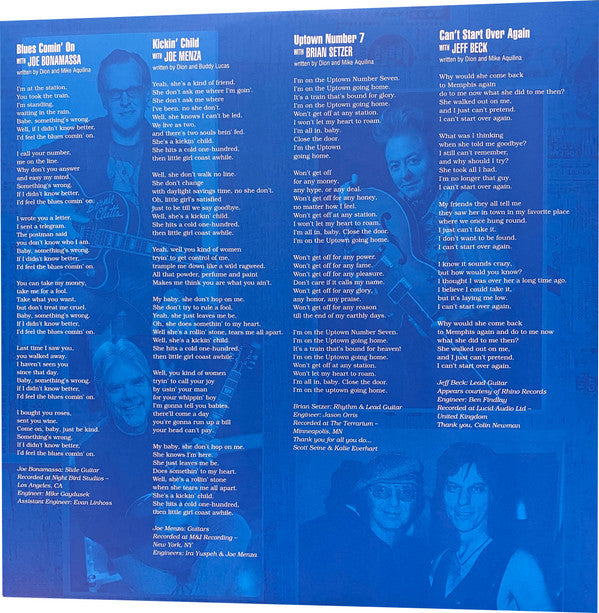 Dion (3) : Blues With Friends (2xLP, Album)