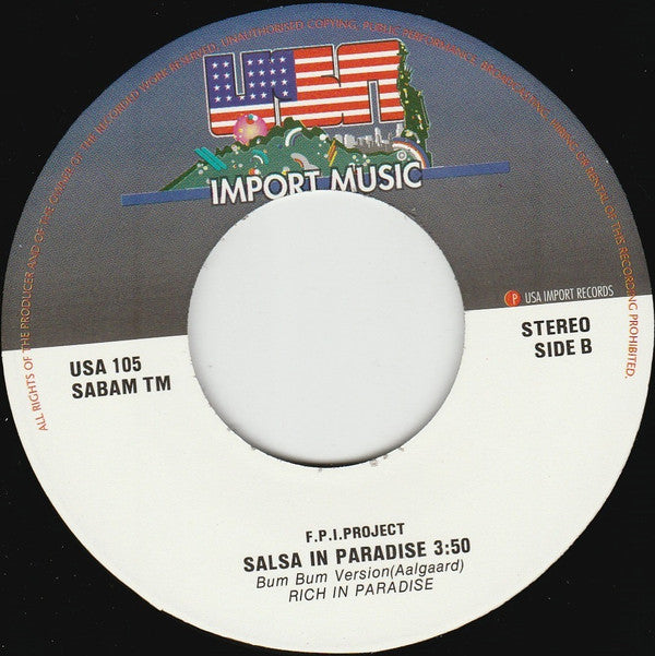 FPI Project Featuring Sharon Dee Clarke : Rich In Paradise "Going Back To My Roots" (Remixes) (7", Single)