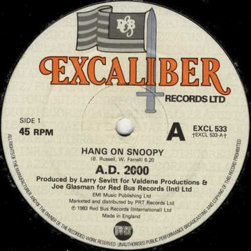 A.D. 2000 : Hang On Snoopy (12", Single)