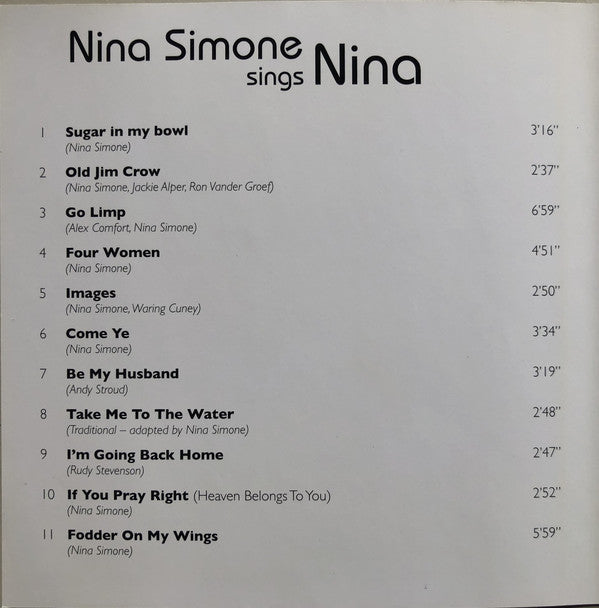 Nina Simone : Nina Simone Sings Nina (CD, Comp)