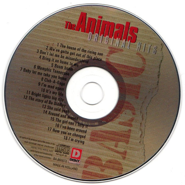 The Animals : Original Hits (CD, Comp, RE)