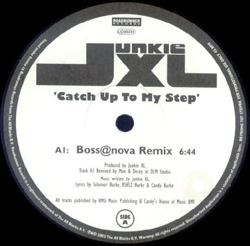 Junkie XL : Catch Up To My Step (12", Single, Promo)
