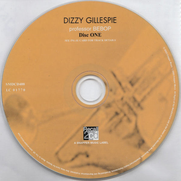 Dizzy Gillespie : Professor Bebop (2xCD, Comp)