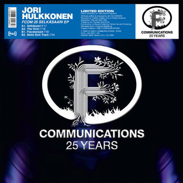 Jori Hulkkonen : FCom 25 Selkäsaari EP (12", EP, Ltd, RM)