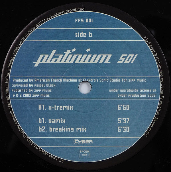 American French Machine : Platinium 501 (12")