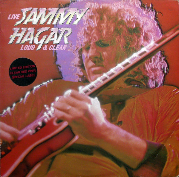 Sammy Hagar : Loud And Clear (LP, Album, Ltd, Red)