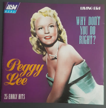 Peggy Lee : Why Don't You Do Right? (CD, Comp, Mono)