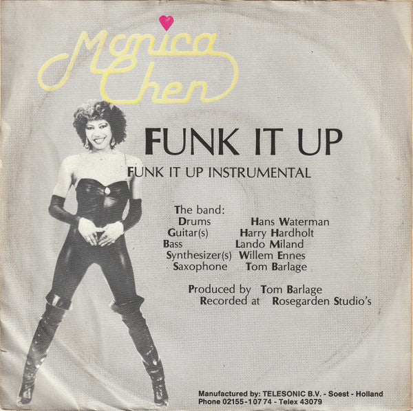 Monica Chen : Funk It Up (7", Single)