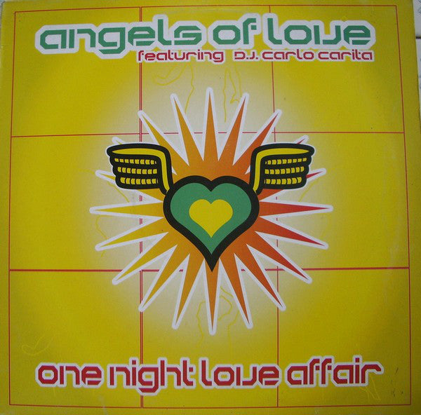 Angels Of Love Featuring D.J. Carlo Carita* : One Night Love Affair (12")
