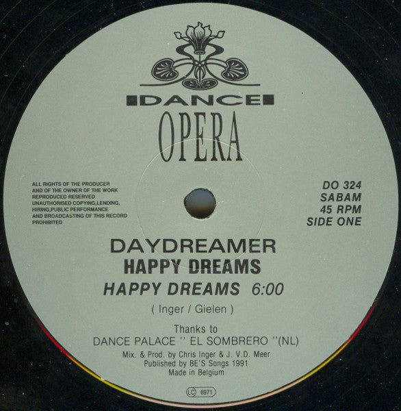 Daydreamer (8) : Happy Dreams (12")
