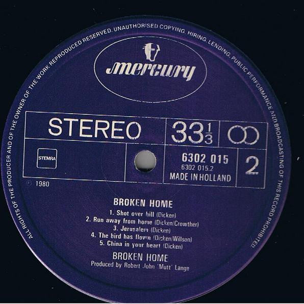 Broken Home (2) : Broken Home (LP, Album)