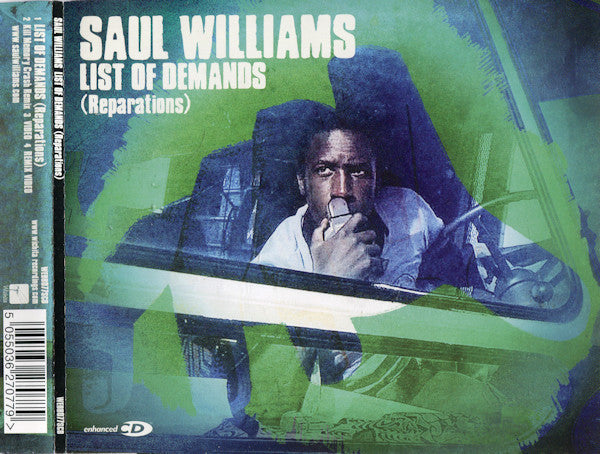Saul Williams : List Of Demands (Reparations) (CD, Maxi, Enh)