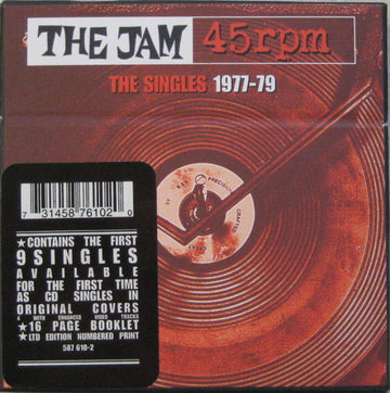 The Jam : The Singles 1977-79 (Box, Comp, Ltd, Num + 9xCD, Single, Enh)