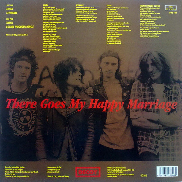 Mega City Four : There Goes My Happy Marriage (12", EP)