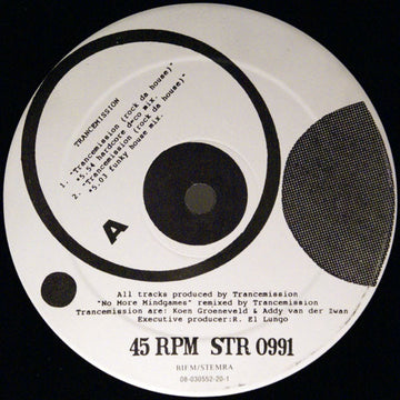 Trancemission : Trancemission (Rock Da House) (12")