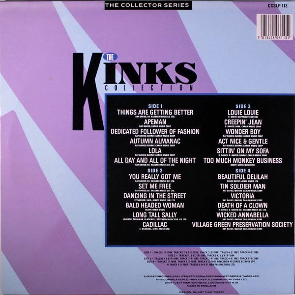 The Kinks : The Kinks Collection (2xLP, Comp)