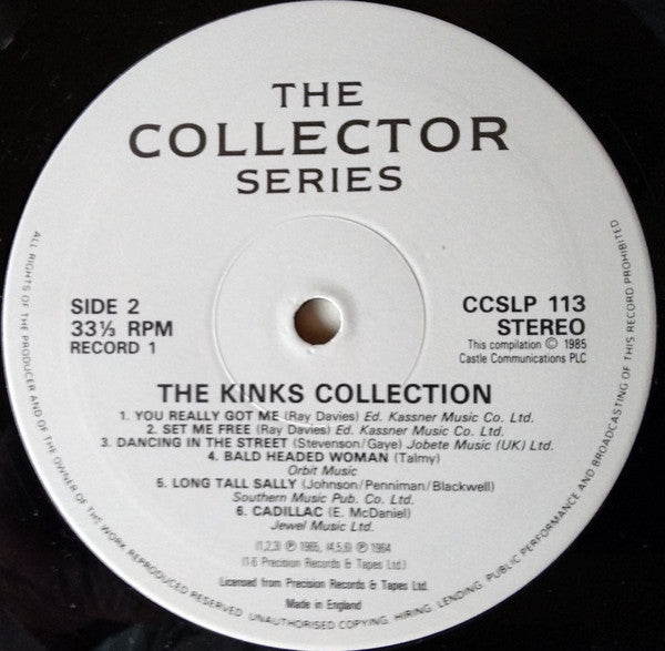 The Kinks : The Kinks Collection (2xLP, Comp)