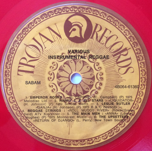 Various : Reggae Instrumental (LP, Comp, Red)