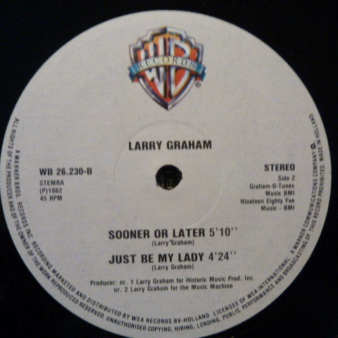 Larry Graham : Walk Baby Walk (12", Maxi)