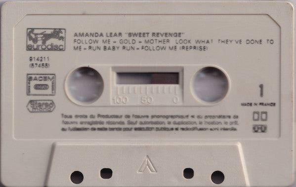 Amanda Lear : Sweet Revenge (Cass, Album, Son)