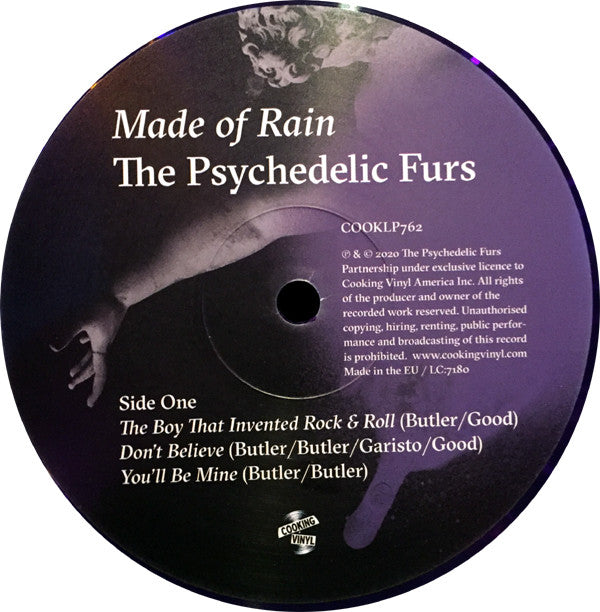 The Psychedelic Furs : Made Of Rain (2xLP, Album, Ltd, Pur)