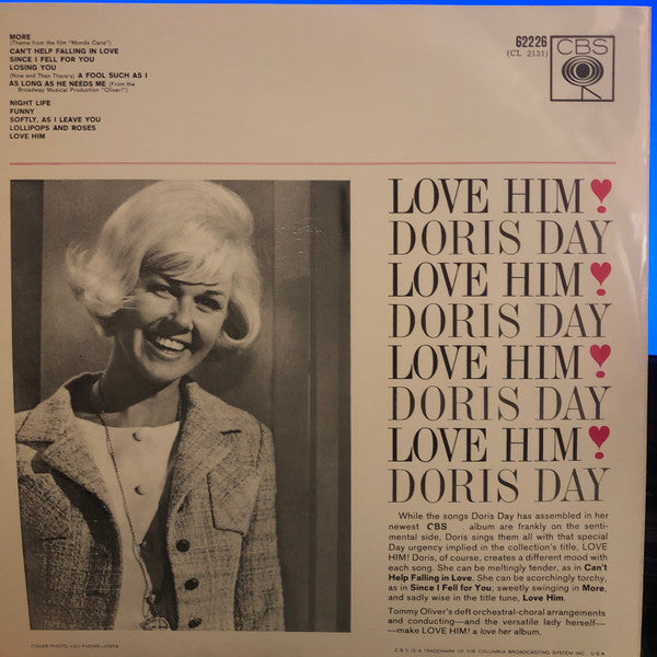 Doris Day : Love Him (LP, Album, Mono)