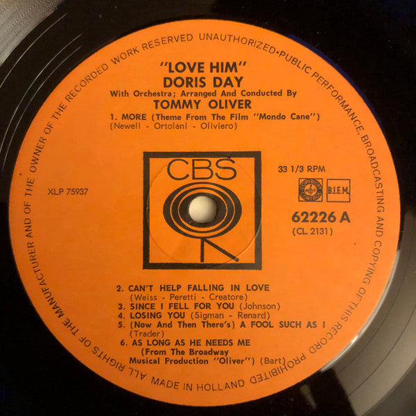 Doris Day : Love Him (LP, Album, Mono)