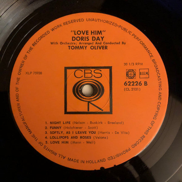 Doris Day : Love Him (LP, Album, Mono)