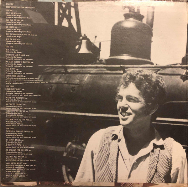 Bobby Vinton : Bobby Vinton's All-Time Greatest Hits (2xLP, Comp, Ter)