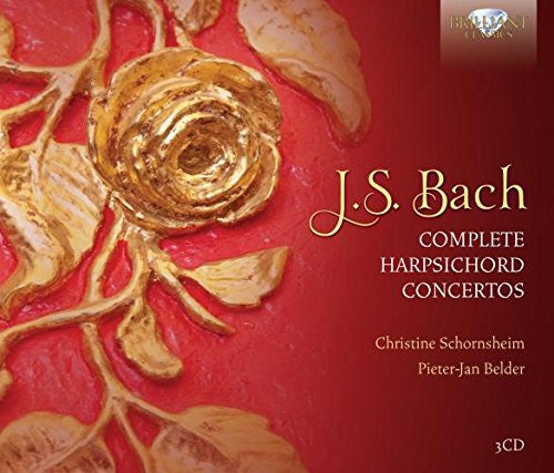 Christine Schornsheim, Menno Van Delft, Siebe Henstra, Pieter-Jan Belder, Neues Bachisches Collegium Musicum Leipzig, Burkhard Glaetzner, Musica Amphion, Johann Sebastian Bach : Complete Harpsichord Concertos (3xCD)