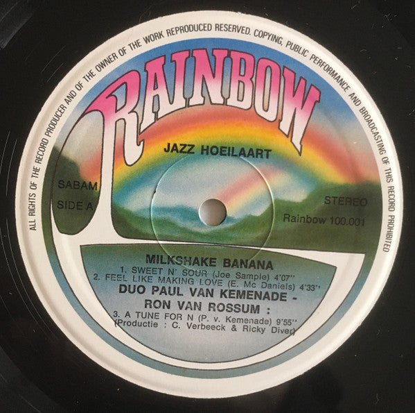 Milkshake Banana, Lazy River Modern Jazz Combo, Duo Paul Van Kemenade - Ron Van Rossum, Harry Franchi Trio : Jazz Hoeilaart 1979 (LP, M/Print)