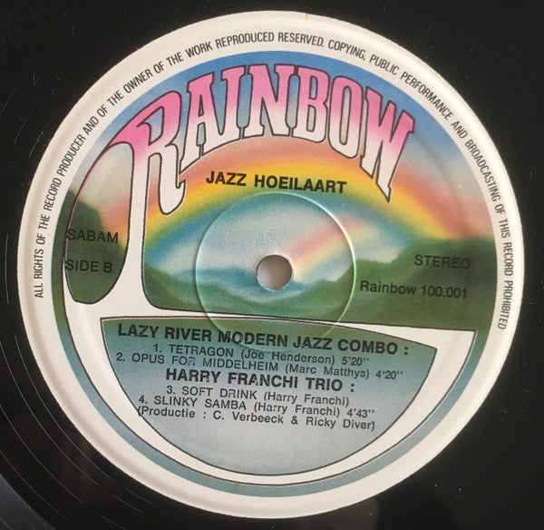 Milkshake Banana, Lazy River Modern Jazz Combo, Duo Paul Van Kemenade - Ron Van Rossum, Harry Franchi Trio : Jazz Hoeilaart 1979 (LP, M/Print)