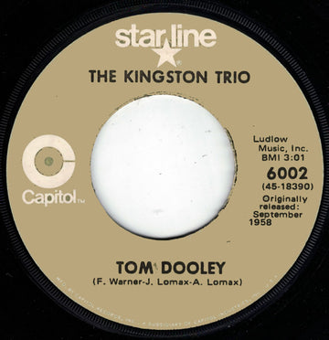 Kingston Trio : Tom Dooley / M.T.A. (7", Single, RE)