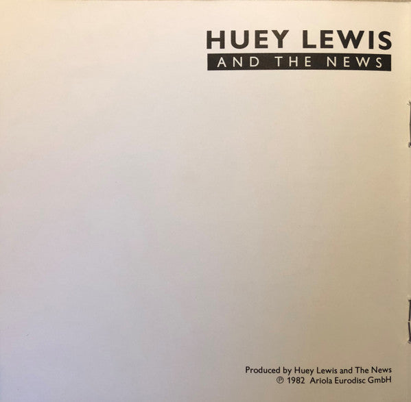 Huey Lewis And The News* : Picture This (CD, Album, RE)