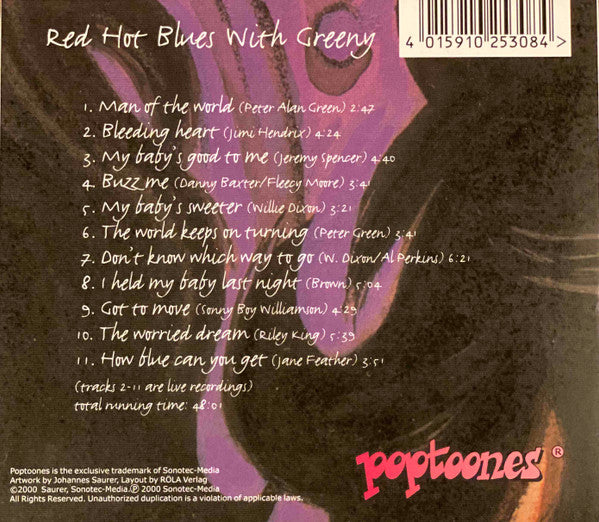 Fleetwood Mac : Red Hot Blues With Greeny  (CD, Album, RE)