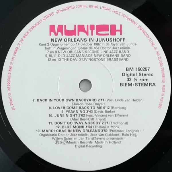 Various : New Orleans In Junushoff (LP, Album)