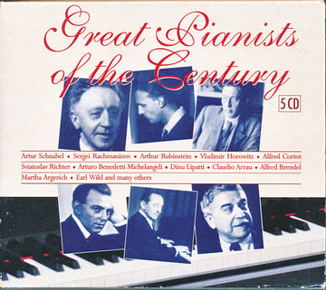 Various : Great Pianists Of The Century (5xCD, Comp, Mono + Box)