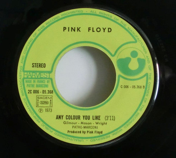 Pink Floyd : Money (7", Single, No )
