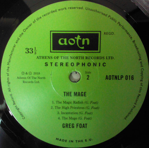 Greg Foat : The Mage (LP, Album, RP)