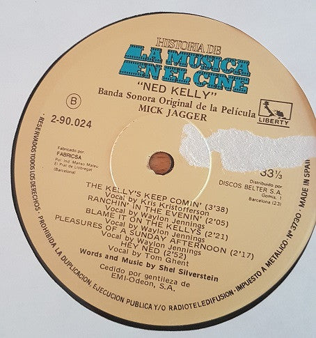 Various : Ned Kelly  (LP, Album)