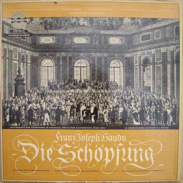 Joseph Haydn, Teresa Stich-Randall • Anton Dermota • Frederick Guthrie • Anny Felbermayer • Paul Schöffler, Mogens Wöldike, Wiener Staatsopernchor & Orchester Der Wiener Staatsoper : Die Schöpfung (2xLP, Mono + Box)