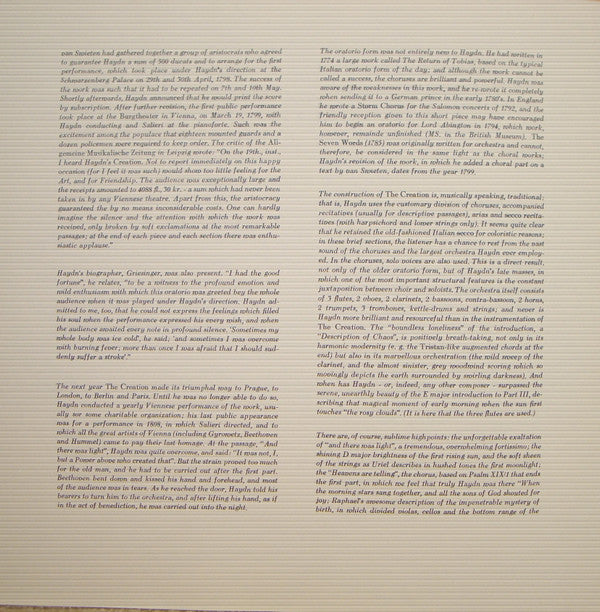 Joseph Haydn, Teresa Stich-Randall • Anton Dermota • Frederick Guthrie • Anny Felbermayer • Paul Schöffler, Mogens Wöldike, Wiener Staatsopernchor & Orchester Der Wiener Staatsoper : Die Schöpfung (2xLP, Mono + Box)